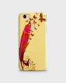 F5 Case Cover 3D Hard- Oppo  Red Butterfly Print  - 1Cover2638. 