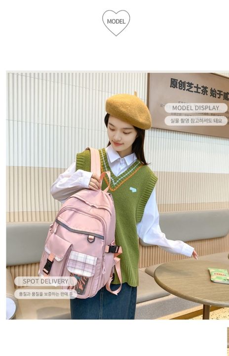 Cute%20Women%20Backpacks%20Multi-Pocket%20%20School%20Backpack%20for%20Student%20Female%20Girls%20Kawaii%20Laptop%20Book%20Pack%20-%20Image%204