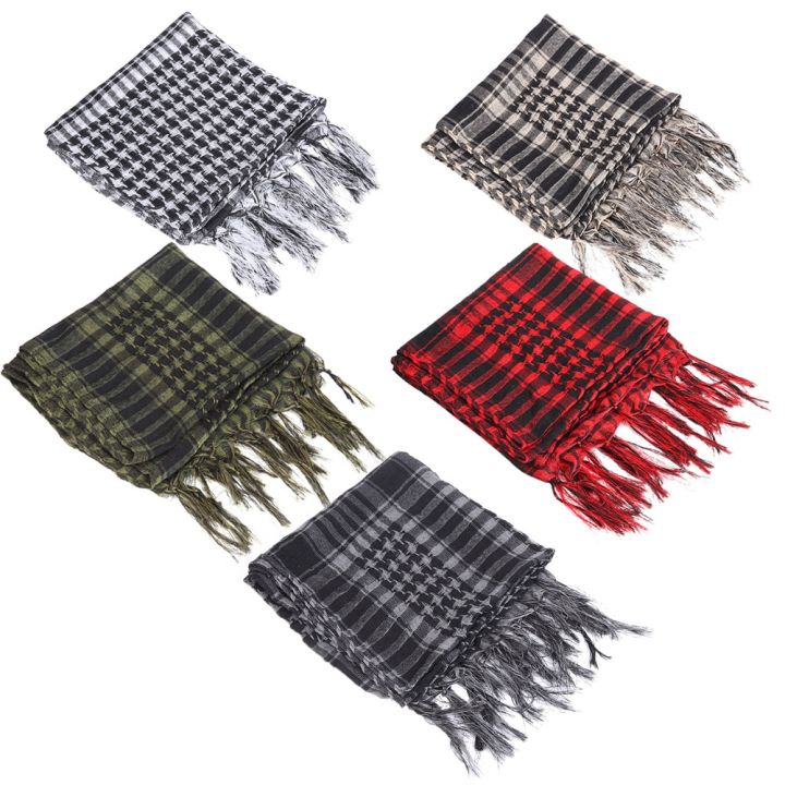 Outdoor Square Shawl Arab Desert Windproof Thermal Scarf Wrap for Men Women