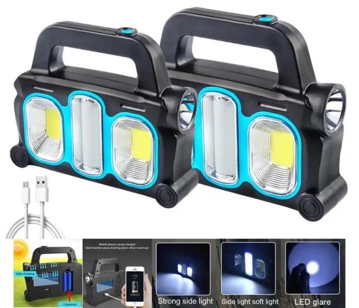 Genuine%20Portable%20Powerful%20Solar%20LED%20Flashlight%20With%20COB%20Work%20Lights%20USB%20Rechargeable%20Handheld%203%20Lighting%20Modes%20Outdoor%20Solar%20Torch%20Light%20-%20Image%2010