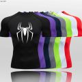 Spider Men T Shirt Quick Dry Rashgard Running Shirt Men Compression Shirt Gym Fitness Top Sport Shirts Men Exercise Jersey 2099. 