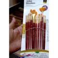 12pcs Multi shapes Artist Paint Brush Set. 