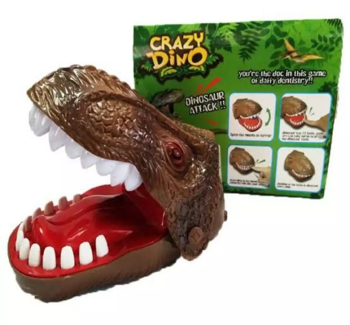 Crazy Dino Dentist Dinosaur Bite Finger Game