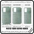 .Infinix Note 10 Pro Back Sheet Jelly Film Anti-stain Wrap Cover Skin lamination (GLT-124). 