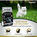 Nourvet Natural's 500 Grams Pack Chicken and Brown Rice Cat Food 0.5kg Pack | High Quality Fresh, Stock/feeds/feed/pet/pets/cats/kitten/kitty/billi/bili/khana/khorak/protein/meal/paw/kilograms/high/top/0.5 kg/Dry Food for cats of all Breeds, UK Product. 