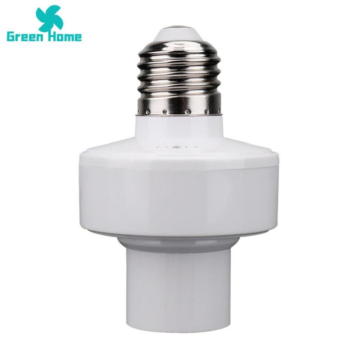 Green Home Smart Bulb Socket Timer Setting Wide Compatible Voice Control E27 Light Socket