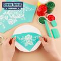 Adhesive Back Stencil Reusable Self-adhesive Letter Stencils for Diy Crafts Home Decor Perfect for T-shirts Bags Wood Projects Easy to Use Clean Silk Screen Printing Stencil. 