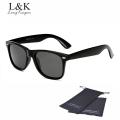 Long Keeper Brand Unisex Retro Polarized Sunglasses Men Women Vintage Eyewear Accessories Black Grey Sun Glasses For Male/Female. 