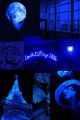 Blue Wall Collage Kit, Blue Aesthetic Wall Collage, Blue Photo Collage, Aesthetic Art Prints, Blue Wall Decor  100 PCS. 