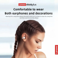 Lenovo XT83 II Air Buds TWS Wireless Headphones Bluetooth 5.3 Earphones Earclip Design Touch Control HD Voice Earbuds Sports Headset. 