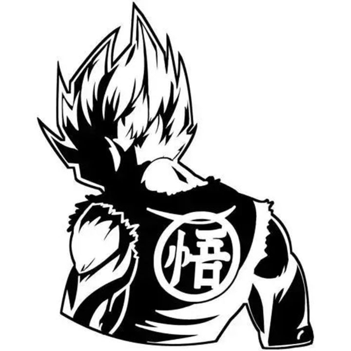 Dragon Ball Z (DBZ) - Goku Super Saiyan Anime Decal Sticker for Car ...
