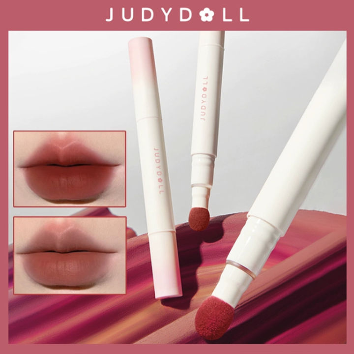 Judydoll Air Cushion Lip Powder Cream ,Matte Lipstick Lip Stain，Velvet Lip Mud,Waterproof Long Lasting Easy to Wear,New Arrival