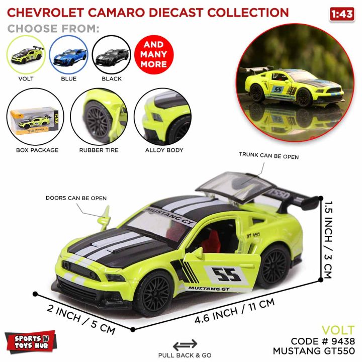 Diecast Mustang GT550 Model Toy Car Collection, Alloy Car Model Fast And Furious Pull Back Collectible Racing Track Drift Car Models, Rubber Tires Die_cast Vehicle Toys, Doors Can Be Opened, Best Gift For Children, Kids & Die-cast Collectors