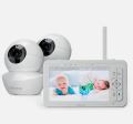 BabySense 5" HD Split-Screen Baby Monitor Video Baby Monitor with Camera HD S2. 