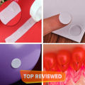 (Pack Of 1)  Balloons Glue Points Double Sided Adhesive Dots Stickers Tape for DIY Craft Party Balloon Decorations (1 Roll/100 Pcs). 