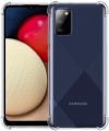 Samsung Galaxy A02s Back Cover Case | Shockproof Soft TPU Case | Cushioned Edges for Ultimate Protection (Transparent). 