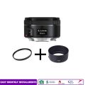 Combo Pack - Canon EF 50mm f/1.8 STM  Lens EF Background Low Light Blur+ ES-68 + UV Filter. 