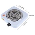 Electric Stove Hot Plate with Ultra-Fast 1000W 2-Minute Rapid Heating, Easy-to-Clean Surface, and Automatic Shut-Off Safety for Efficient Cooking, Boiling, and Noodle Preparation". 