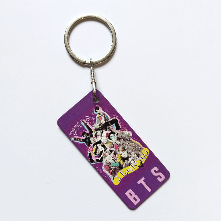 BTS Army Key chain - Premium Quality Double Sided UV Printed - Best gift for K-POP fans BTS merch