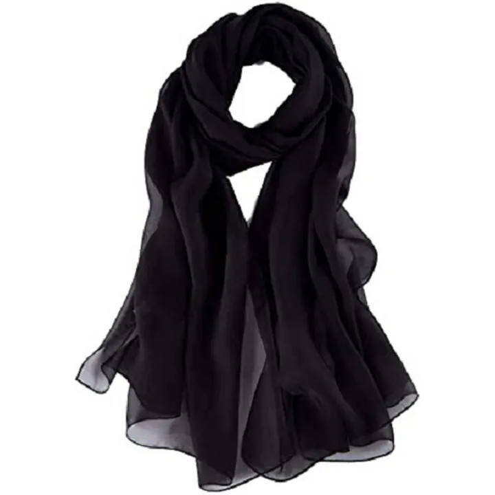 Stoles,%20%20Scarf%20or%20Dubatta%20for%20Women%20In%20Black%20Chiffon%20Fabric%20-%20Image%202