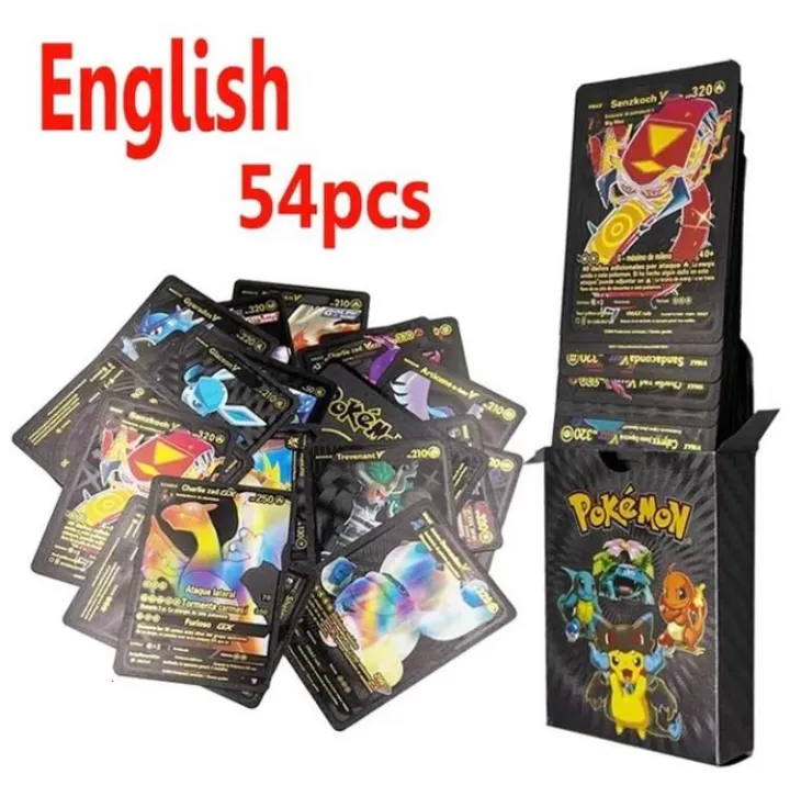 55%20Pcs%20Pok%C3%A9mon%20Black%20Foil%20Cards%20Anime%20Cartoon%20Pok%C3%A9mon%20English%20Version%20TCG%20Card%20-%2055%20Pcs%20Pok%C3%A9mon%20Cards%20Box%20For%20Fans%20Rare%20Collection%20Card%20Child%20Toys%20Gifts%20-%20Black%20Edition%20-%20Image%205