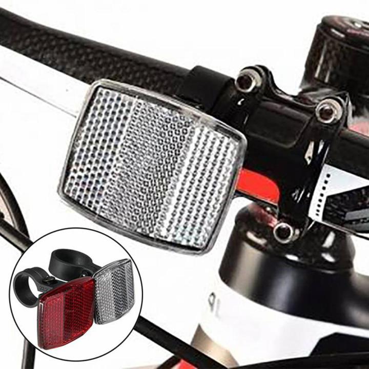 Bicycle Bike Handlebar Reflector Reflective Front Rear Warning Light Safety Lens