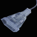 Power Extension Cable Plug Extender Wire For LED String Light Christmas Lights. 