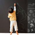 Large Chalkboard Sticker Paper - DIY Black Board Wall Adhesive Contatct Paper Roll - 2 x 3Feet & 2 x 4Feet - Black. 