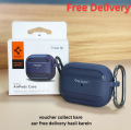 High Quality Original Spigen Ruged Armor Airpods Pro 2 Case With Hook. 