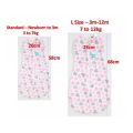 ZIP BABY SWADDLE Newborn Infant Sleeping Bag/Blanket Bedung Bayi Instant. 