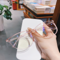 Blue Light Glasses Light Optical Transparent Eyewear Round Spectacle for Computer Eye Fashion. 