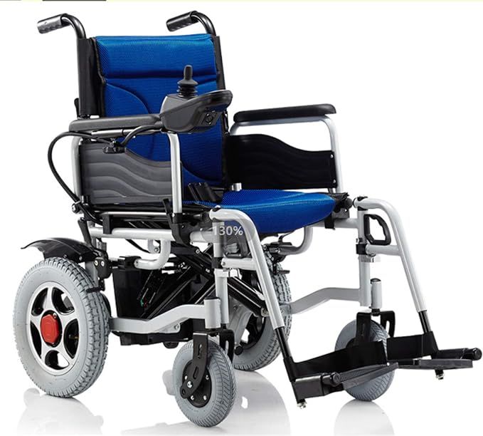 Electric Wheelchair, Portable Foldable Electric Wheelchair,Compact Mobility Aid Power Motorized Wheel Chair,Elderly Disabled Wheelchair Scooter,For Travel Home Outdoor By Elite Healthcare