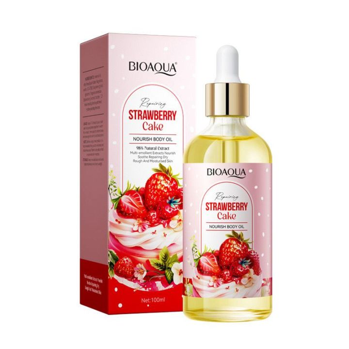 Premium%20Bioaqua%20Strawberry%20Cake%20Nourishing%20Body%20Oil%20100ml%20%E2%80%93%20Sweet%20Scented%20Organic%20Moisturizing%20Body%20Oil%20for%20Women%20%E2%80%93%20After%20Shower%20Hydrating%20Skin%20Essence%20%E2%80%93%20Firming%20&%20Brightening%20Skin%20Care%20Oil%20for%20All%20Skin%20Types%20%E2%80%93%20Luxurious%20Body%20Moisturizer%20-%20Image%203