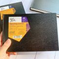 MONT MARTE Signature Sketching Journal Croc Finish 150gsm A5 Landscape 100 Page. 