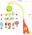 Dreamful Mobile Crib For Baby Cot/ Huanger Baby Bed Bell Musical Mobile Crib Dreamful Bed Ring Hanging Rotate Bell Rattle Intelligence Educational Interactive Toy. 