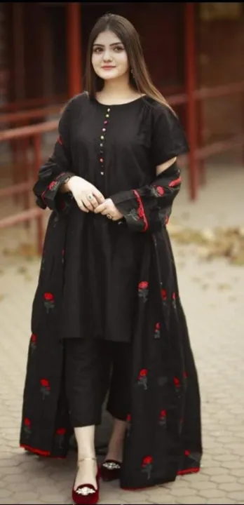 Stylish%20Collection%20Stitched%20Embroidered%20Flower%20Gown%203Pc%20Dress%20-%20Perfect%20For%20Trending%20Women%20And%20Girls%20-%20Image%209