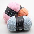 50g Multi Color Milk Silk Acrylic Blend Knitting Yarn Soft Warmth Skin Friendly DIY Knitted Cashmere Yarns for Crochet Supplies. 