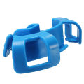 Aquarium Filtration Water Pipe Filter Hose Holder For Mount Tube Fish Tank Blue. 