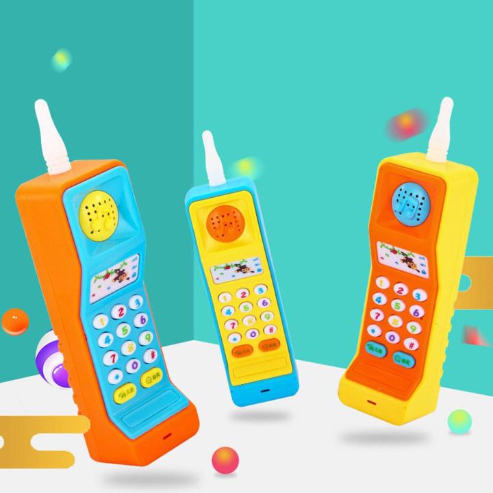 Funny Mobile Phone With Flashing Lights And Music For Kids-multicolors