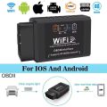 WIFI OBD2  ELM327 V1.5 Scanner IOS Android Auto OBDII Code Reader Diagnostic Tool. 