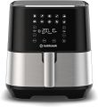 Nutricook Air Fryer 2, 1700 Watts, Digital Control Panel Display, 10 Preset Programs With Built-In Preheat Function, 5.5 Liters, Brush Stainless Steel/Black, Af205. 