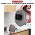Oil Filter Pot - Oil bottle For Kitchen - Oil Bottle - Oil Strainer Pot Stainless Steel Grease Strainer - Oil Storage Pot For Cooking Oil - Oil Container Stainless Steel Oiler Tank Container. 