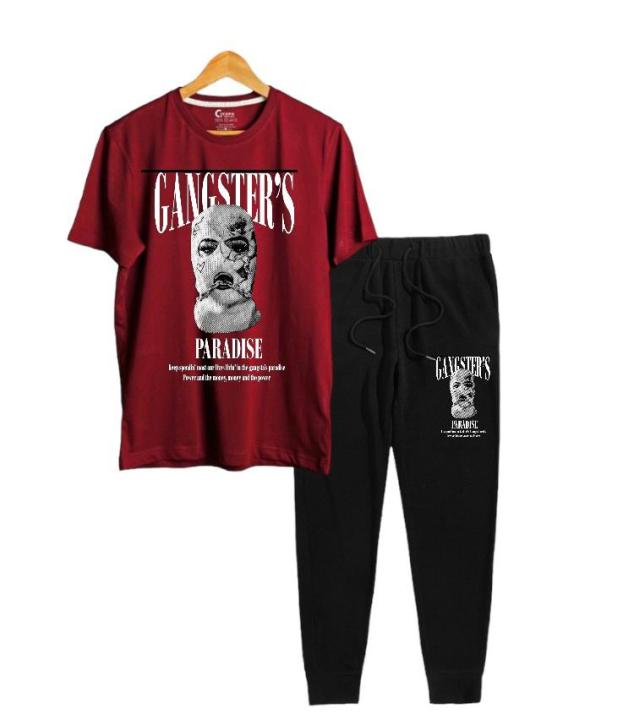 Gangster%20Printed%20Summer%20Cotton%20Half%20Sleeves%20O%20Neck%20Trouser%20&%20Tshirt%20For%20Men%20&%20Boys%20-%20Image%205
