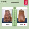 Cadiveu Brasil Cacau Vegan BTX Brazilian Keratin Hair Straightening Treatment Shampoo Conditioner Pack of 3. 
