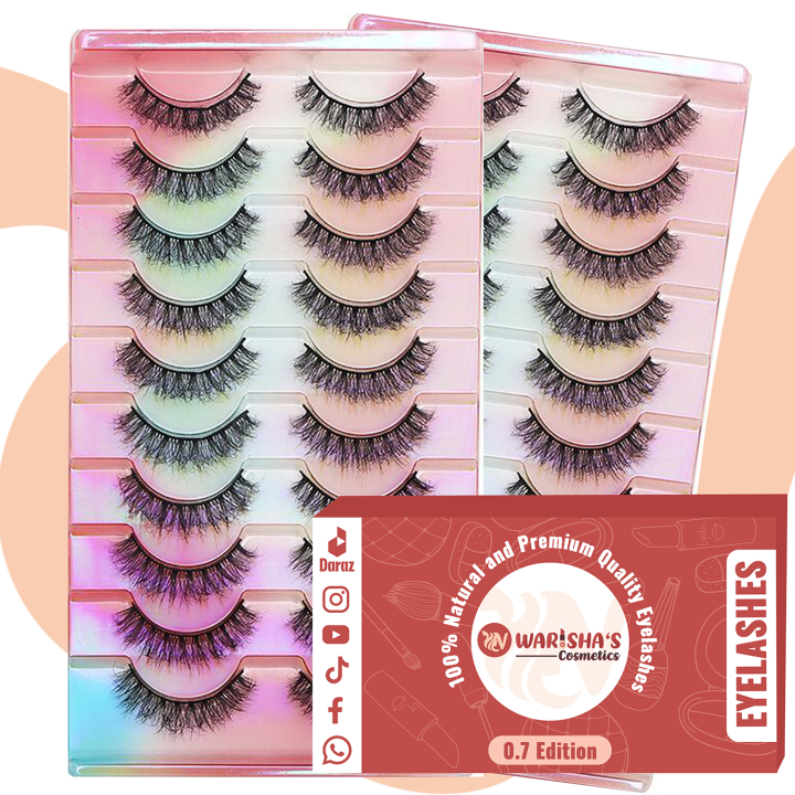 Eyelashes, Style Z207, 10 Pairs Pack, Natural Lashes
