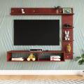 TV Unit Engineered Wood TV Entertainment Unit Modern Wall Mounted Media Console Floating TV Shelf for Xbox One/PS4/Cable Box/DVD Players/Game Console. 