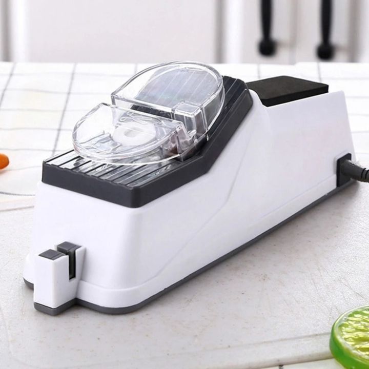 Table Sharpener Automatic Kitchen Tool Automatic Sharpening USB Electric 5V/2A Kitchen Sharpener ...