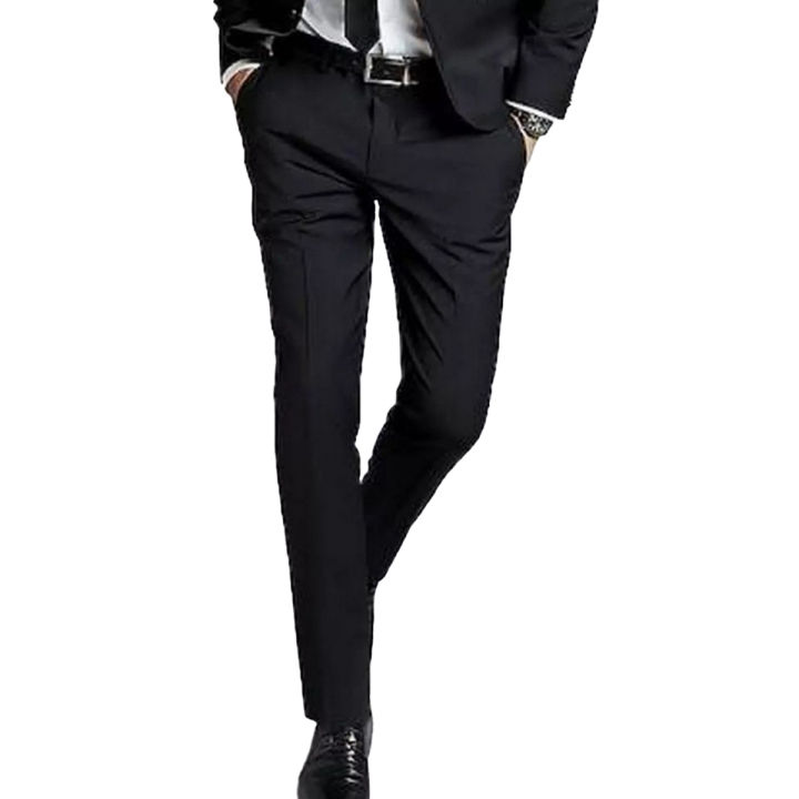 "Embellished Plain Dress Pants for Men - Dress Up in Embellished Dress Pants, Fashionable and Premium Quality"