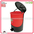 Fancy Step On Plastic Garage / Trash Can - Premium Fancy Looking Dustbin - Easy to Use - Paddle Bin Recycling Can. 