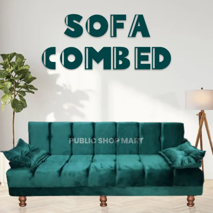 Sofa%20CumBed%203%20Seater%20Green%20%20Valvet%20&%20Custumize%20Colours%20Special%20offer%20Available%20-%20Image%203